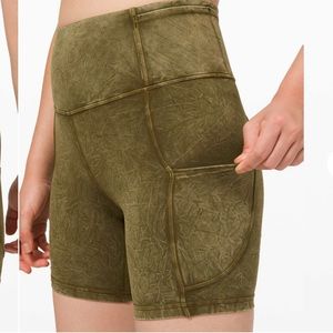 Lululemon Fast And Free Ice Dye Shorts